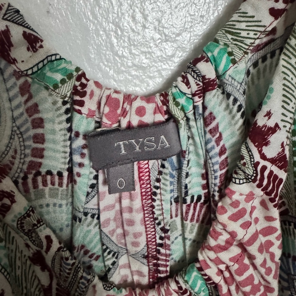 Boho Printed wide leg Jumpsuit / Playsuit w pockets by TYSA - Picture 7 of 9